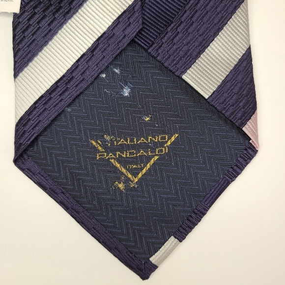 Vitaliano Pancaldi Men's Necktie 100% Silk - Picture 4 of 13